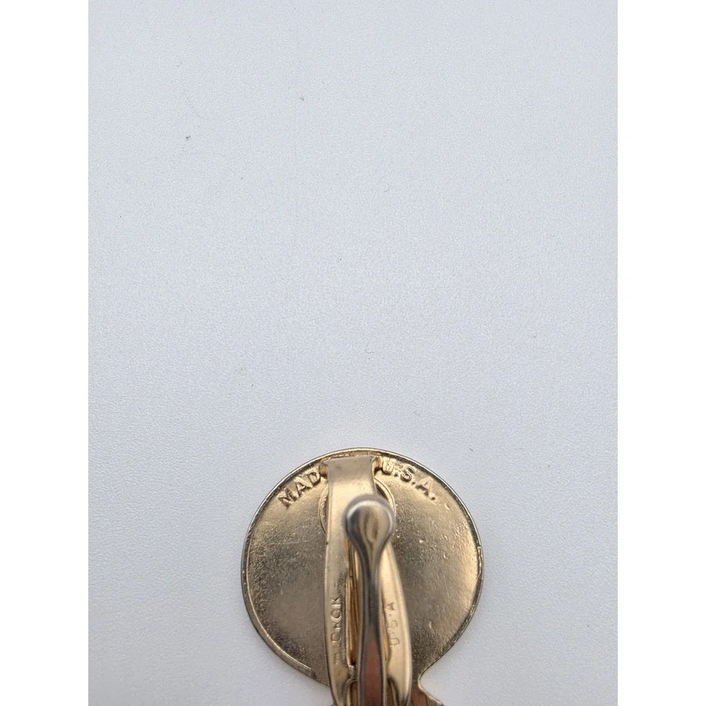 Vtg HICKOK USA Yale Key Tie Bar‎ Clip Clasp Gold Tone Excellent FREE $HIPPING!!